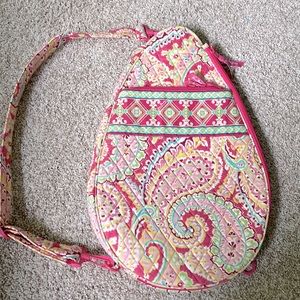 Vera Bradley Capri Melon tennis bag with sling